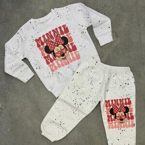 Toddler Girl White Long-Sleeve Top & Pants Set | Size 2T | New